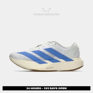 sepatu adidas adizero evo sl white royal blue sneakers authentic