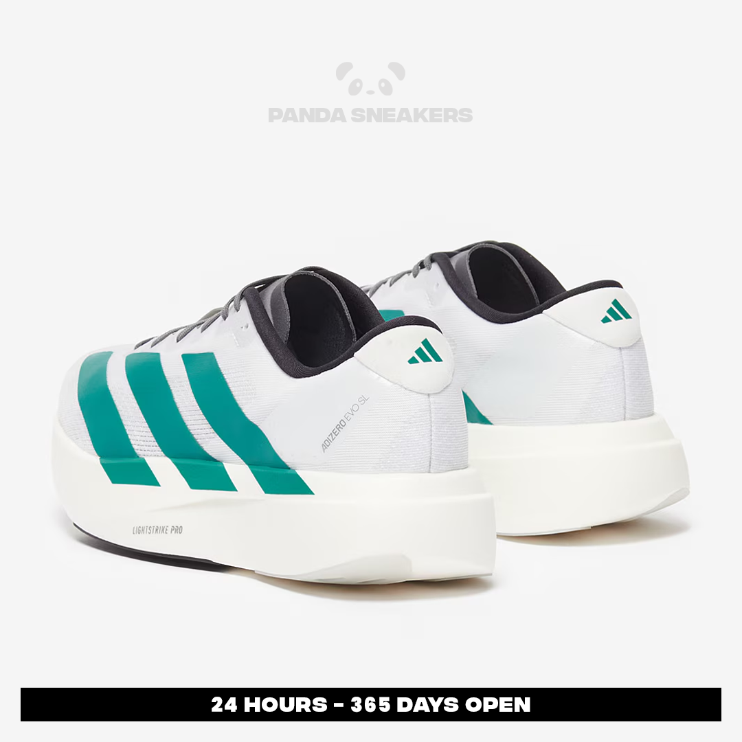 sepatu adidas adizero evo sl white pure teal sneakers authentic sepatu adidas adizero evo sl white pure teal sneakers authentic