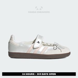 sepatu adidas samba jane cloud white pink sneakers authentic
