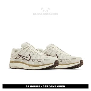 sepatu p 6000 p6000 earth sail light bone white brown sneakers authentic