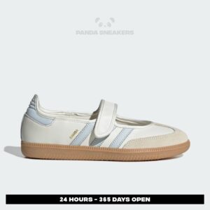 sepatu adidas samba jane white halo blue gum sneakers authentic