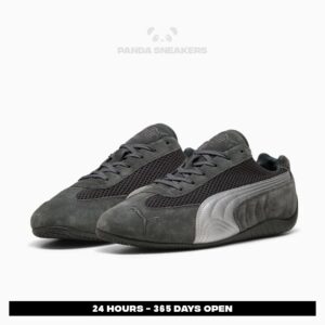 sepatu puma speedcat og premium shadow grey matte silver sneakers authentic