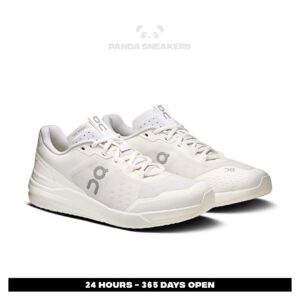 sepatu on cloud on the roger white sneakers casual olahraga wanita pria tennis padel gym outdoor indoor
