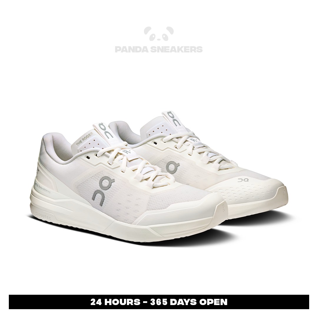 sepatu on cloud on the roger white sneakers casual olahraga wanita pria tennis padel gym outdoor indoor sepatu on cloud on the roger white sneakers casual olahraga wanita pria tennis padel gym outdoor indoor