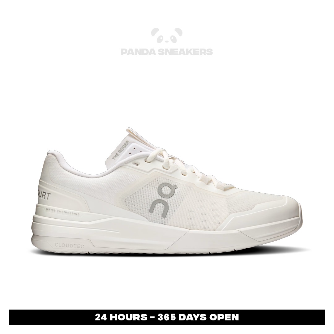 sepatu on cloud on the roger white sneakers casual olahraga wanita pria tennis padel gym outdoor indoor sepatu on cloud on the roger white sneakers casual olahraga wanita pria tennis padel gym outdoor indoor