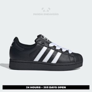sepatu adidas superstar ii core black white core black unisex sneakers authentic