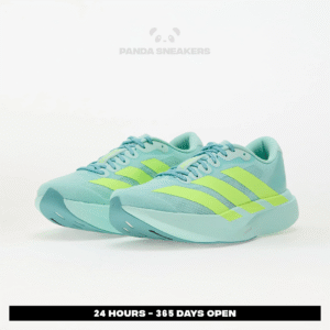 sepatu adidas adizero evo sl semi flash aqua lucid lemon sneakers authentic