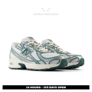 sepatu nb new balance 740 white marsh green sneakers authentic