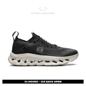 sepatu on running cloudtilt loewe denim grey black white sneakers unisex sepatu lari olahraga gym pria wanita