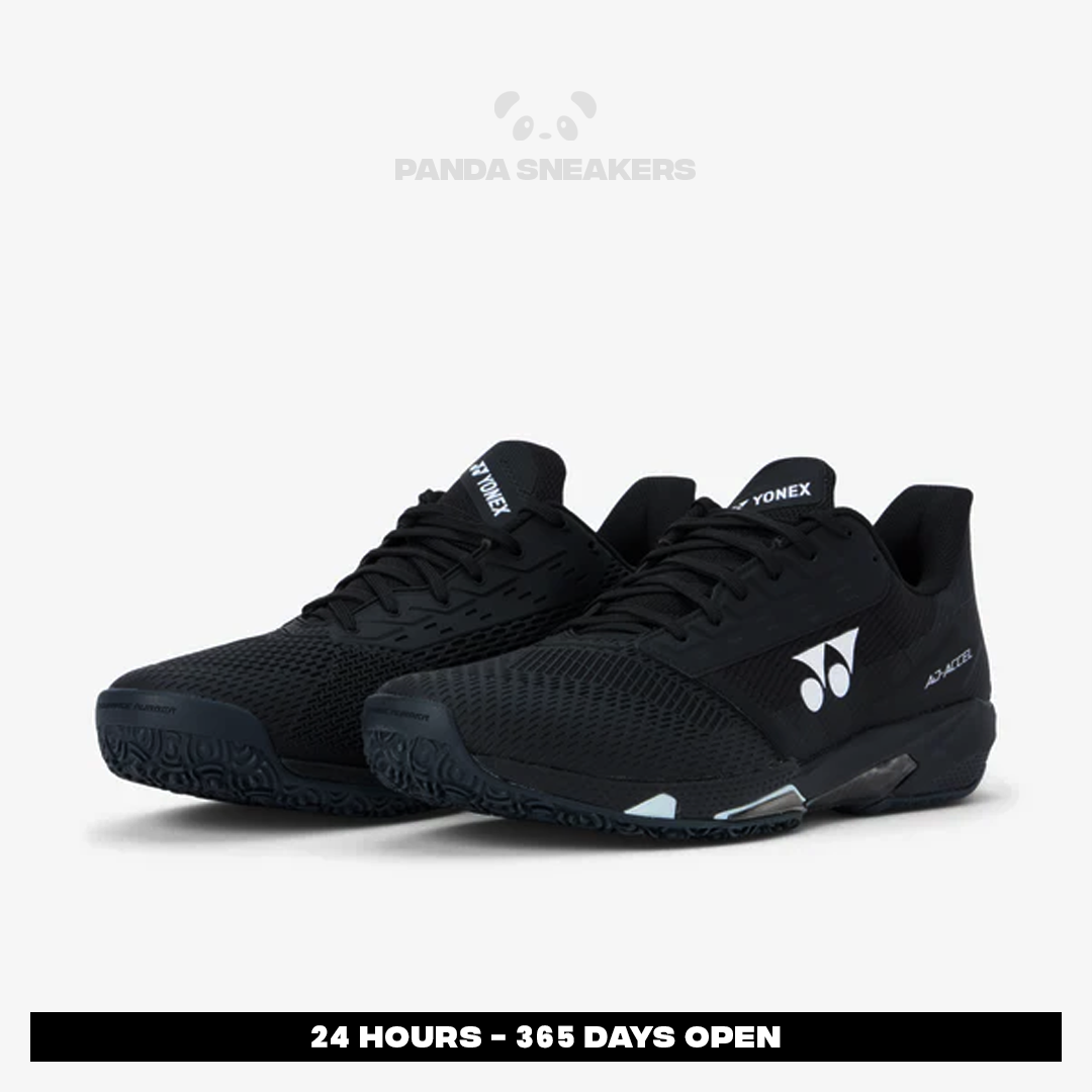sepatu yonex power cushion ad accel clay black sneakers authentic sepatu yonex power cushion ad accel clay black sneakers authentic