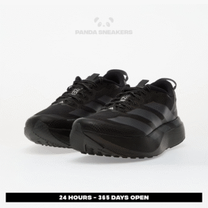 sepatu adidas adizero evo sl atr core black night grey iron metallic running sneakers unisex sepatu lari olahraga gym pria wanita