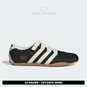 sepatu adidas tokyo mary jane core black cream gum women casual sneakers wanita sepatu kasual