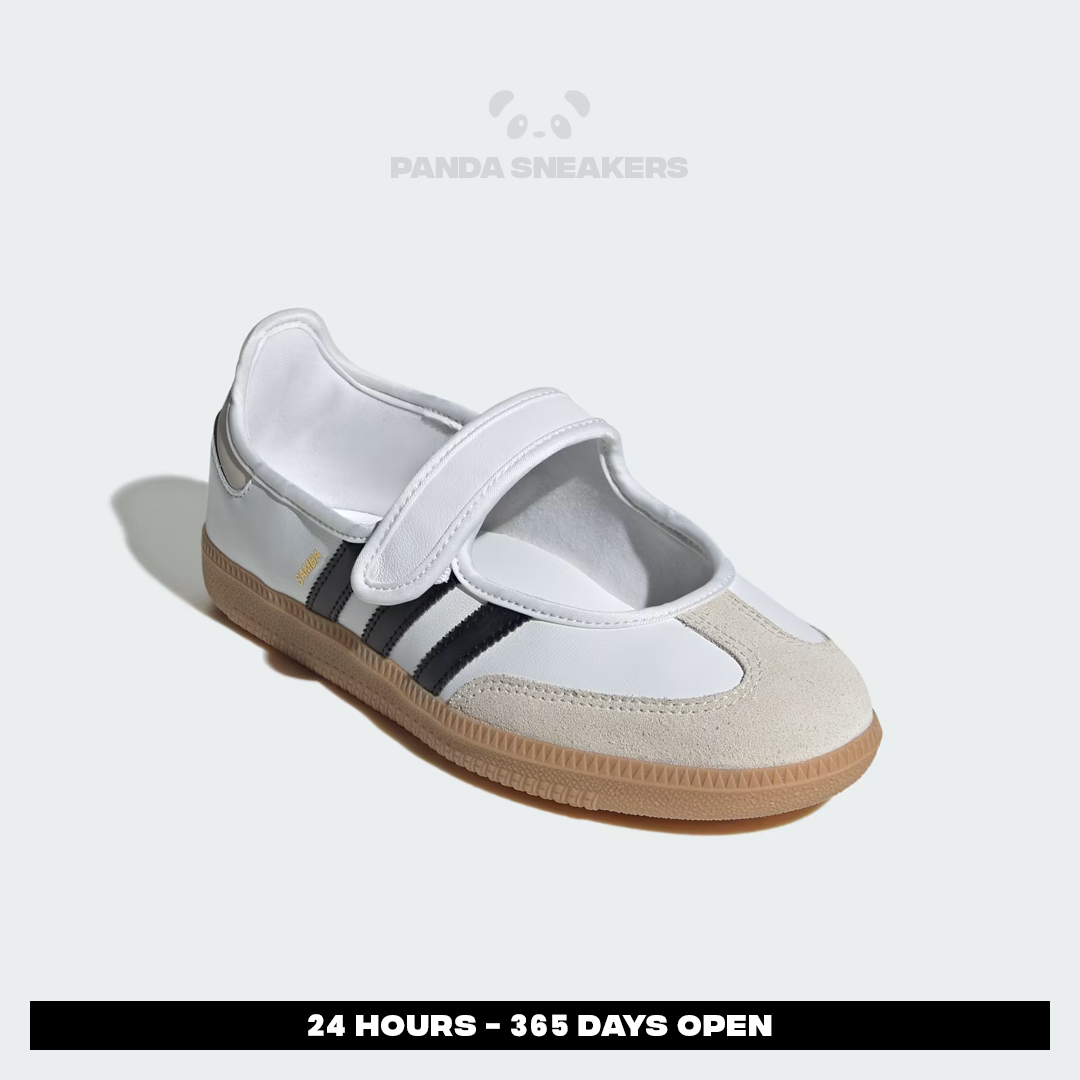 sepatu adidas samba og mary jane cloud white black sneakers authentic sepatu adidas samba og mary jane cloud white black sneakers authentic