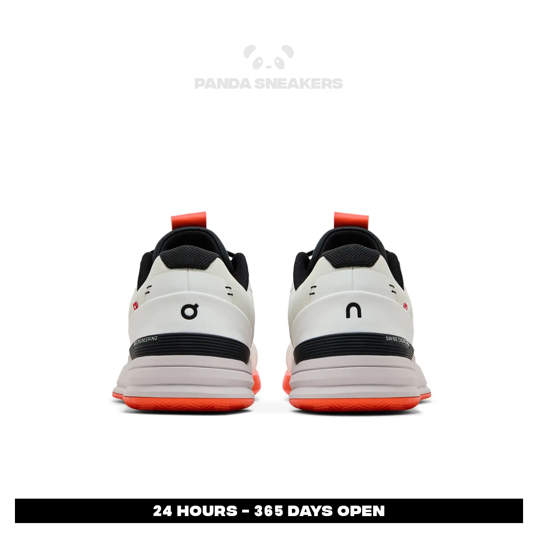 sepatu on cloud on the roger pro clay undyed white lily orange unisex sport sneakers pria wanita sepatu olahraga gym padel sepatu on cloud on the roger pro clay undyed white lily orange unisex sport sneakers pria wanita sepatu olahraga gym padel
