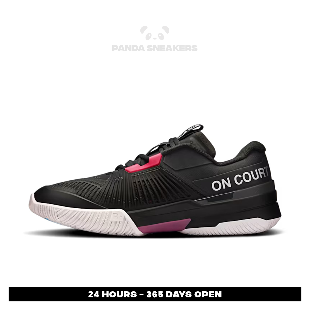 sepatu on cloud on the roger pro fire black pink purple unisex sport sneakers pria wanita sepatu olahraga gym padel sepatu on cloud on the roger pro fire black pink purple unisex sport sneakers pria wanita sepatu olahraga gym padel