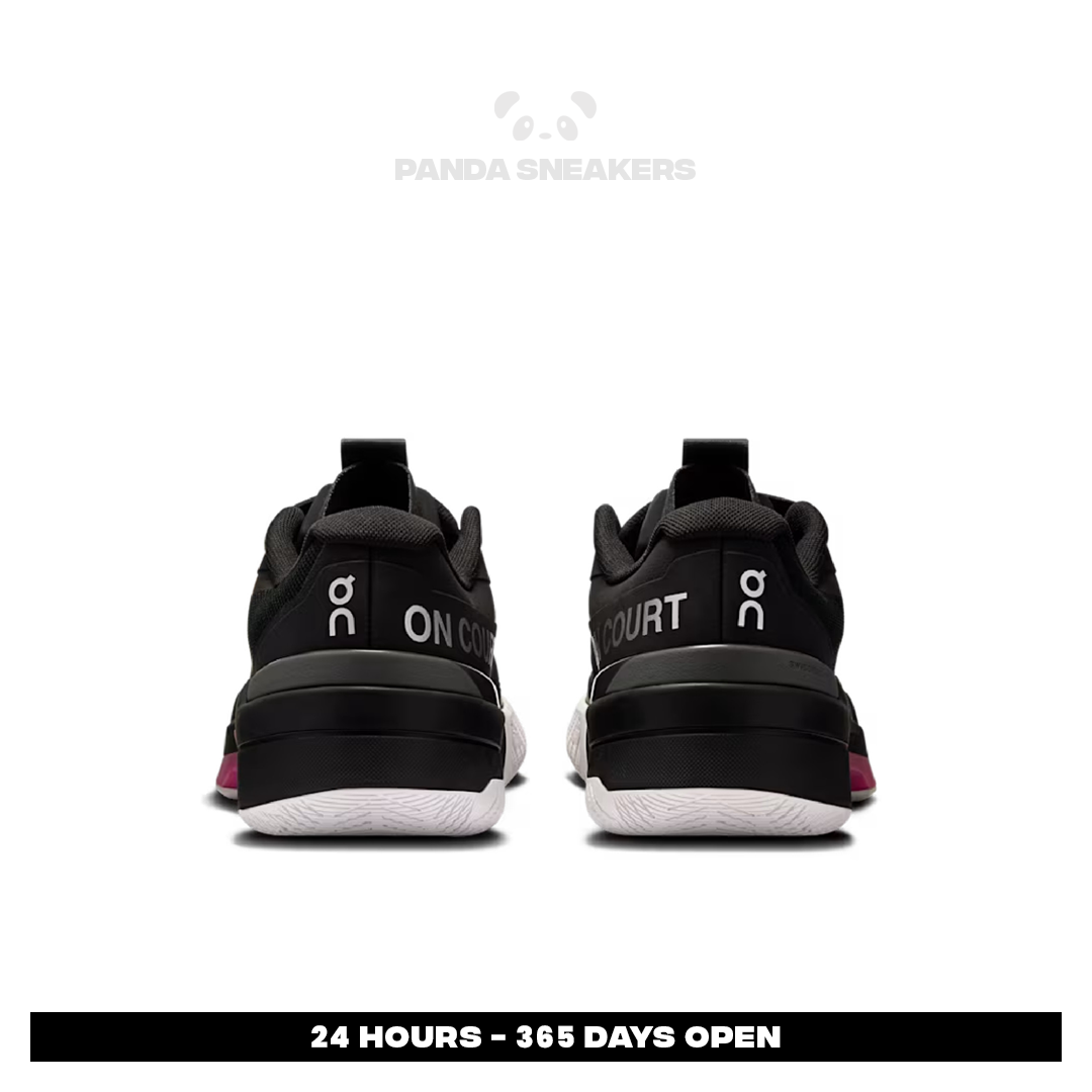 sepatu on cloud on the roger pro fire black pink purple unisex sport sneakers pria wanita sepatu olahraga gym padel sepatu on cloud on the roger pro fire black pink purple unisex sport sneakers pria wanita sepatu olahraga gym padel
