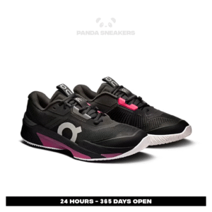 sepatu on cloud on the roger pro fire black pink purple unisex sport sneakers pria wanita sepatu olahraga gym padel