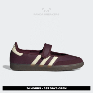sepatu adidas samba og mary jane maroon cream white women casual sneakers wanita sepatu kasual