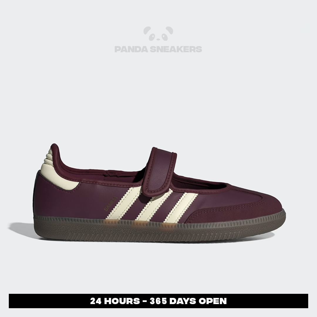 sepatu adidas samba og mary jane maroon cream white women casual sneakers wanita sepatu kasual sepatu adidas samba og mary jane maroon cream white women casual sneakers wanita sepatu kasual