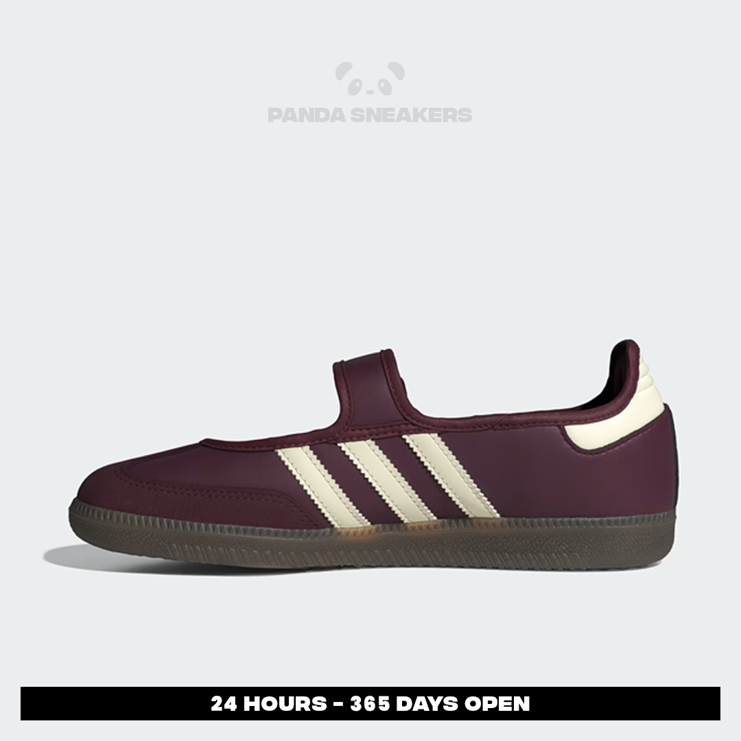 sepatu adidas samba og mary jane maroon cream white women casual sneakers wanita sepatu kasual sepatu adidas samba og mary jane maroon cream white women casual sneakers wanita sepatu kasual
