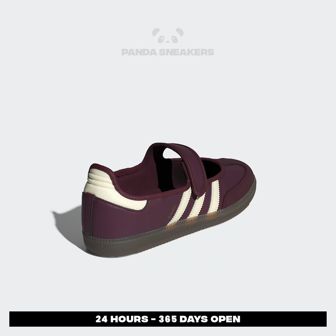 sepatu adidas samba og mary jane maroon cream white women casual sneakers wanita sepatu kasual sepatu adidas samba og mary jane maroon cream white women casual sneakers wanita sepatu kasual