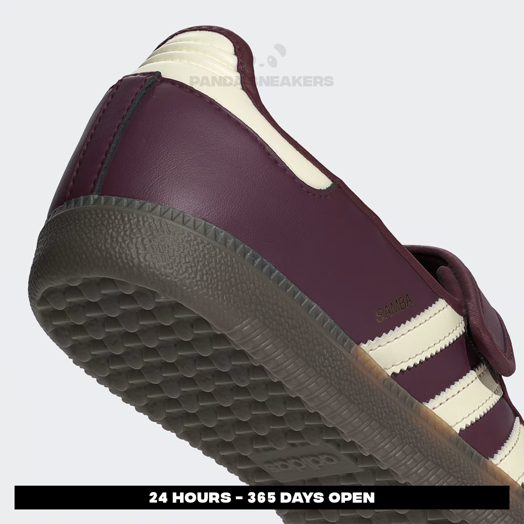 sepatu adidas samba og mary jane maroon cream white women casual sneakers wanita sepatu kasual sepatu adidas samba og mary jane maroon cream white women casual sneakers wanita sepatu kasual