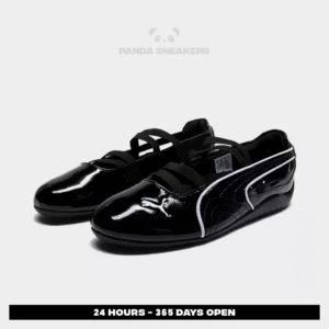 sepatu puma speedcat ballet black glossy women casual sneakers wanita sepatu kasual